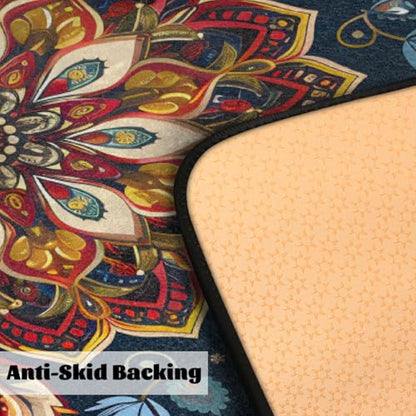 Mandala Bohemian Kitchen Rug Non-Slip Indoor Carpet Absorbent Welcome Mat - color: A:a-7