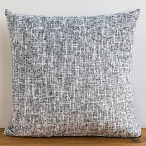 PLIN Throw Pillow Cover 18x18 Inch Soft Solid Decorative Cushion Case for Sofa Couch Bed Living Room Modern Farmhouse Boho Accent Pillowcase, Machine Washable Square Nordic Home Decor, Silver Gray - color: Silver Gray, size: 18" x 18" (Pack of 1)