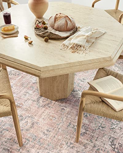 Loloi Skye Blush/Grey 2'-0" x 5'-0" Accent Rug - color: Blush / Grey, size: 2' x 5' (Rectangular)