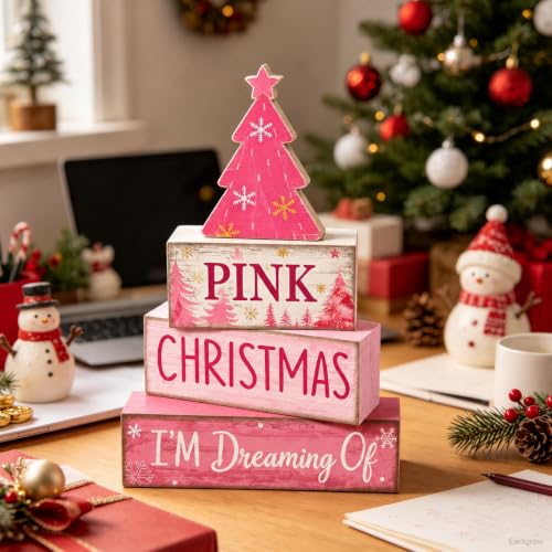 Christmas Decorations Indoor, Winter Pink Christmas Tree Home Decor - style: Pink Tree