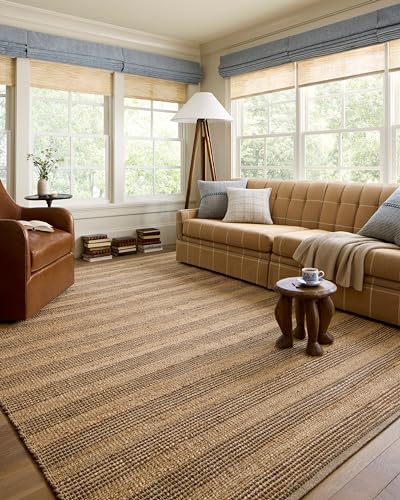 Loloi Chris Loves Julia Judy Natural/Chocolate 2'-3" x 3'-9" Accent Rug - color: Natural / Chocolate, size: 2'3" x 3'9" (Rectangular)