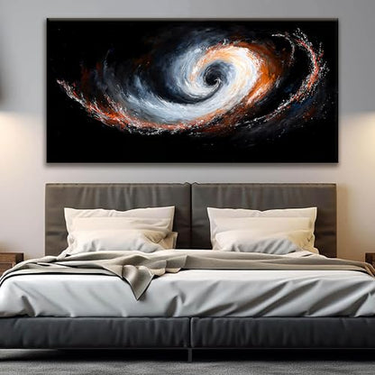 QSQ Large Abstract Wall Art For Living Room Print 29 × 58 In - color: KA7B, size: 58"L x 29"W