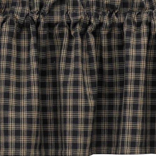 Sturbridge Black Valance 72" x 14" - color: Black