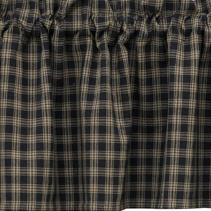 Sturbridge Black Valance 72" x 14" - color: Black