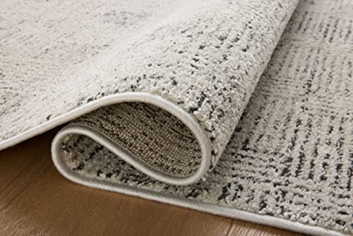 Loloi Kamala Grey/Graphite 6'-7" x 9'-6" Area Rug - color: Grey / Graphite, size: 6'7" x 9'6" (Rectangular)