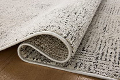 Loloi Kamala Grey/Graphite 6'-7" x 9'-6" Area Rug - color: Grey / Graphite, size: 6'7" x 9'6" (Rectangular)