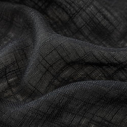 Beda Home Tassel Linen Textured Swag Curtain Valance, Black, 36 x 36 in - color: Black, size: 36"W x 36"L (Pack of 2)