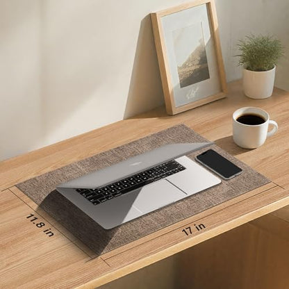 DOLOPL Placemats Set of 6, Reversible Faux Leather Place Mats, Brown - color: Brown, size: Set of 6