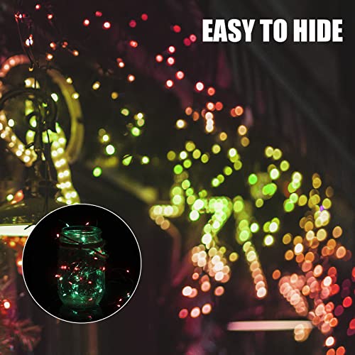 Brightown 12 Pack Christmas Red Green Fairy Lights Battery Operated - color: Red & Green, size: 12 PC
