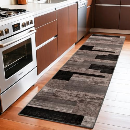 LIANLAM 2x6 Washable Runner Rug for Hallway&Kitchen(2x6,Chocolate) - color: Chocolate, size: 2' x 6' (Rectangular)
