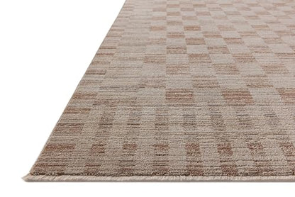 Loloi Amber Lewis Cali Collection CIL-06 Brick/Natural 2'-3" x 3'-11", .25" Pile Height, Accent Rug - color: Brick / Natural, size: 2'3" x 3'11" (Rectangular)