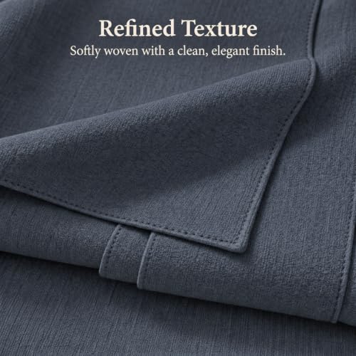 Solid Bed Runner Set,2 Pillow Covers,Blue Gray,82.7x19.7in - color: Blue Gray, size: Full/Queen