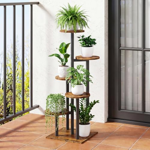 5 Tier Plant Stand Indoor, Corner Plant Rack for Multiple Plants