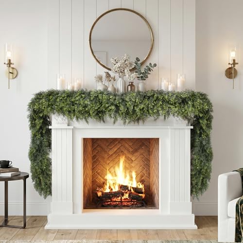 Daynight 6FT Christmas Garland, 1 Pcs Realistic Cedar Garlands - size: 6FT