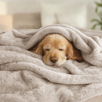 Exclusivo Mezcla Fuzzy Plush Fleece Bed Blanket Twin XL Size, Camel - color: Camel, size: 90x66 IN