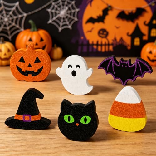 6pcs Halloween Table Decor Indoor, Halloween Decorations for Home - style: Halloween