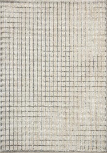 Loloi Amber Lewis Bexley Slate/Natural 2'-7" x 4' Accent Rug - color: Slate / Natural, size: 2'7" x 4' (Rectangular)