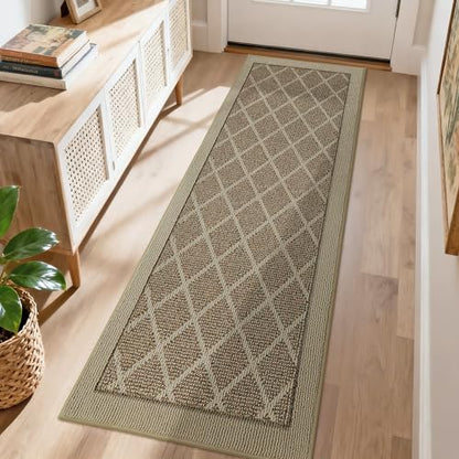COSY HOMEER Hallway Runner Rugs Door Mat 2x6 Ft Dirt Trapper,Beige - color: Beige, size: 2' x 6' (Rectangular)