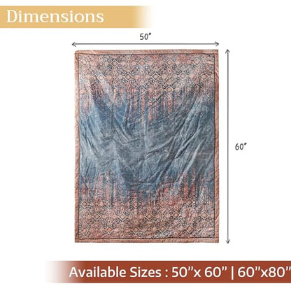 Maison d' Hermine Throw Blanket for Couch Lightweight Soft (50''X60'') - color: 012 - Imperfection, size: 50"x60"