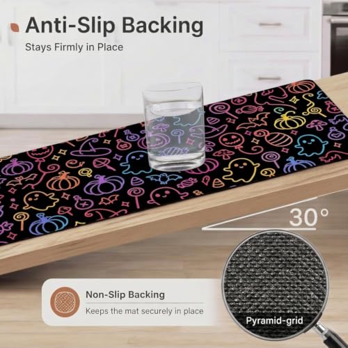 Laser Ghost Kitchen Comfort Mat 36x20in Anti-Fatigue Kitchen Mats - color: Laser Ghost