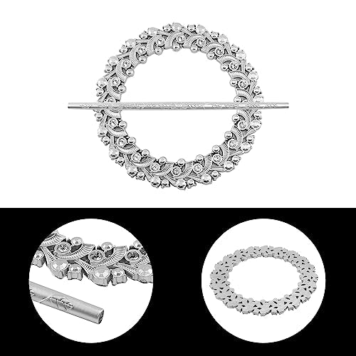 2 Pack Silver Curtain Tiebacks Round Drapery Holdbacks, 20 Crystals - style: 20 Crystals Silver