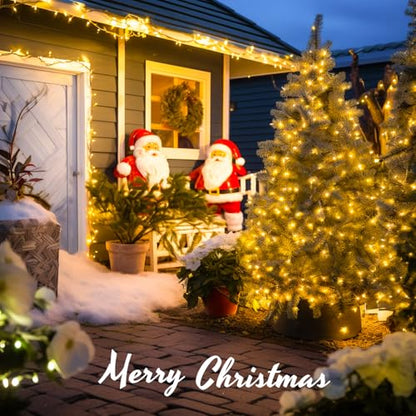 JMEXSUSS 230ft 720 LED Warm White Christmas String Lights Outdoor - color: Warm White, size: 720 LED