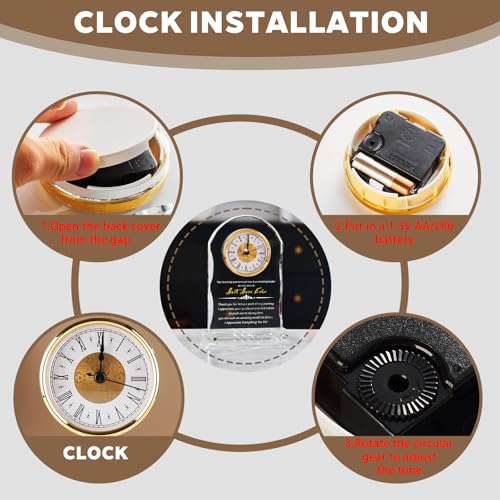 Meaningful Retirement Crystal Clock Gifts for Women Men, Best Boss Ever Happy Retirement Clock Plaque Gifts Going Away Gift Leaving Gifts Congratulations Retired Gifts Farewell Presents Ideas - color: Best Boss Ever