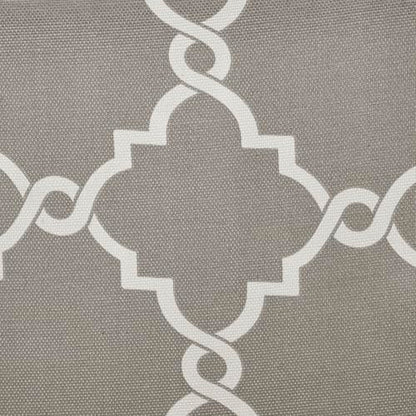 Madison Park Fretwork Print Window Curtain 1 Panel, 50x63 Grey/White - color: Grey/White, size: 50"W x 63"L (Pack of 1)