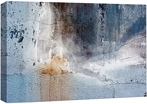 Abstract Canvas Art - Aged Wall - Giclee Print Modern Wall Art | Stretched Gallery Wrap Ready to Hang Home Decoration - 12x18 inches - color: Aged Wall, size: 18"L x 12"W