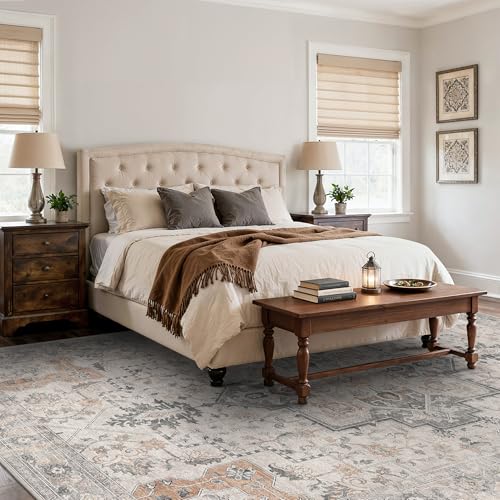 BESBLEE 10x14 Area Rug for Living Room,Washable Non Slip, Light Taupe Brown - color: Light Taupe Brown, size: 10' x 14' (Rectangular)