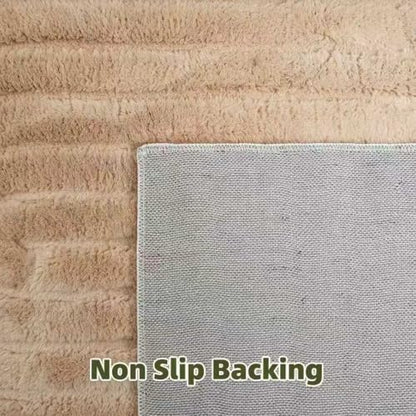 Brown Solid Area Rug 8x10, Washable Non Slip Rugs for Living Room - color: Light Brown, size: 8' x 10' (Rectangular)