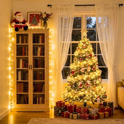 JMEXSUSS 100 LED String Lights Indoor Bedroom Warm White Christmas Lights - color: Warm White, size: 100 LED