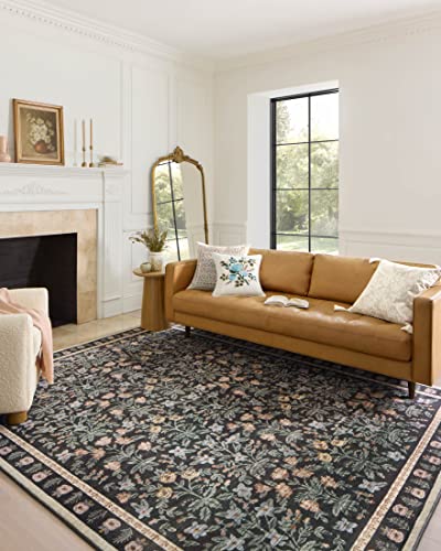 Loloi Rifle Paper Co Eden Mughal Garden Black 2'-3" x 3'-9" Accent Rug - color: Mughal Garden Black, size: 2'3" x 3'9" (Rectangular)