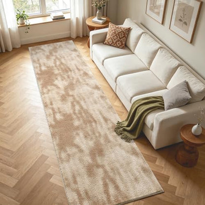 2x10 Tie-dye Beige Runner Rug Washable Non-Slip for Kitchen Hallway - color: 01 Tie-dye Beige, size: 2' x 10' (Runner)