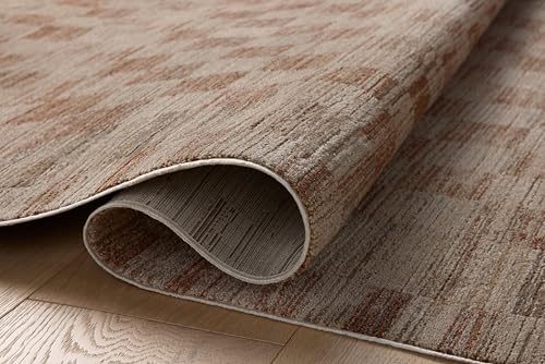 Loloi Amber Lewis Cali Collection CIL-06 Brick/Natural 2'-3" x 3'-11", .25" Pile Height, Accent Rug - color: Brick / Natural, size: 2'3" x 3'11" (Rectangular)
