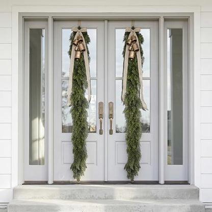 Daynight 12FT Christmas Garland, 1 Pcs Realistic Cedar Garlands - size: 12FT