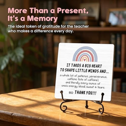 Rainbow Teacher Appreciation Gifts, Back To School Gifts for Students - color: Big Heart Teacher