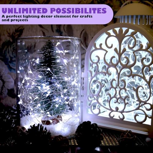 6 Pack Fairy Lights Battery Operated No Remote,10ft 30 LEDs Cool White - color: Cool White, size: 10ft