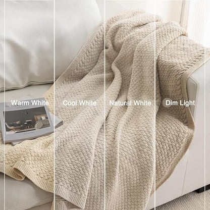 Whale Flotilla Summer Chunky Chenille Knit Throw Blanket for Couch Bed Sofa - color: Camel, size: Throw(50x60 Inch)