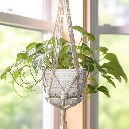 G EPGardening Ceramic Pots for Plants, 5 Inch Plant Pot, White - color: Palindrome White