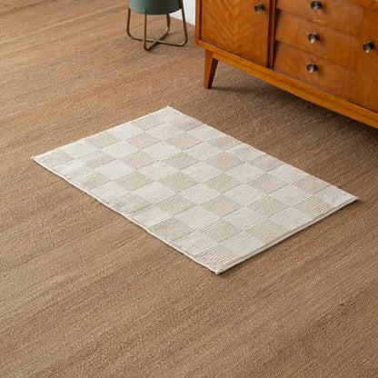 Revival Rugs Willow 2'x3' Area Rugs for Kitchen Bedroom - Washable, 100% Recycled, Oeko-TEX Certified, Medium Pile, Modern, Beige, Cream - size: 2' x 2'11" (Rectangular)