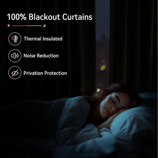 100% Blackout Shield Linen Textured Total Blackout Curtains 90 Inches Long - color: Alba | Butter Cream, size: 50"W x 90"L (Pack of 2)
