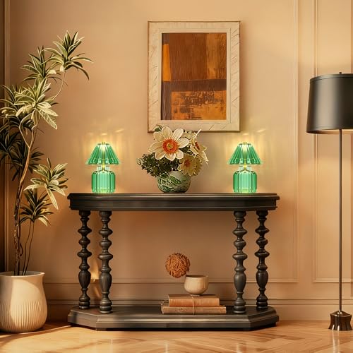 Small Battery Operated Lamp with Timer, Jelly Green - color: Jelly Green
