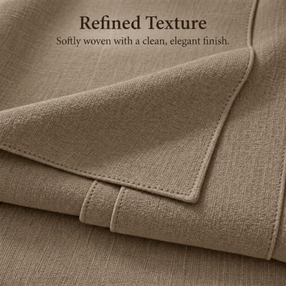 Solid Bed Runner Set,2 Pillow Covers,Olive Brown,70.9x19.7in - color: Olive Brown, size: Twin/Twin XL