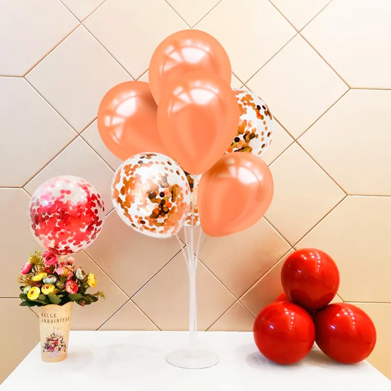 ZJDHPTY 4Set Rose Gold Balloon Stand Table Centerpieces Party Decor - color: Rosegold 4