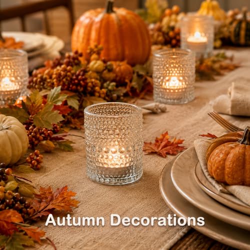 36 Pack Votive Candle Holders, Clear Tealight Candle Holder for Centerpiece - color: Clear