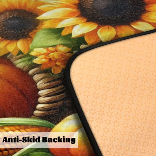 Pumpkin Kitchen Rug Non-Slip Indoor Carpet Absorbent Welcome Mat - color: B:b-11