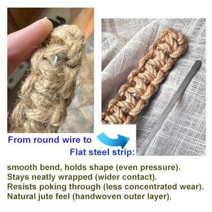 Braided Outdoor Curtain Tiebacks for Drapes, Rustic Curtain holdbacks 4 Pack, Handmade Decorative Curtain Ties for Sheer/Light Weight Drapes of Home Office Bedroom Window