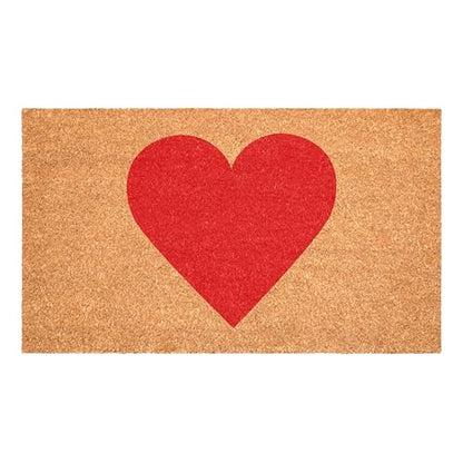 Calloway Mills Madison Heart Doormat (Red, 17" x 29") - color: Red, size: 1'5" x 2'5" (Rectangular)