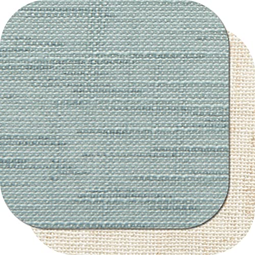 jinchan Kitchen Valance Curtain Double Layers, 50x16, 1 Panel, Frosty Green - color: Double Layer | Frosty Green, size: 50"W x 16"L (Pack of 1)